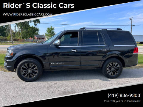 2015 Lincoln Navigator for sale at Rider`s Classic Cars in Millbury OH