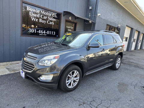 2017 Chevrolet Equinox for sale at Bowie Motor Co in Bowie MD