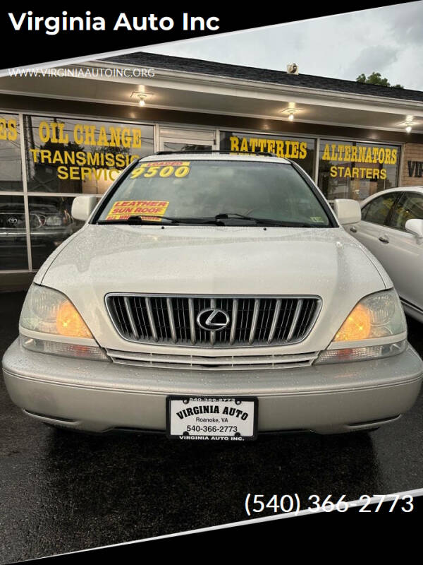 2002 Lexus RX 300 for sale at Virginia Auto Inc in Roanoke VA