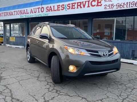 2015 Toyota RAV4 for sale at International Auto Sales and Service in Detroit MI