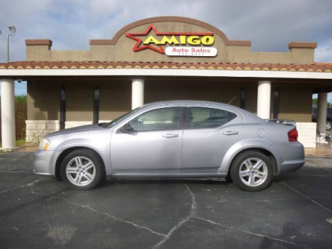 2013 Dodge Avenger for sale at AMIGO AUTO SALES in Kingsville TX