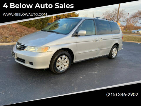 2003 Honda Odyssey for sale at 4 Below Auto Sales in Willow Grove PA
