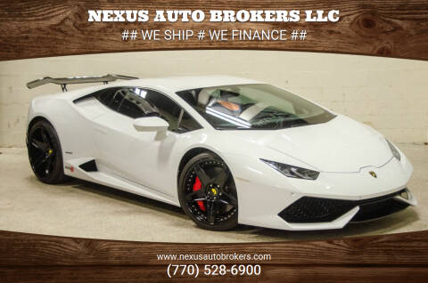 2015 Lamborghini Huracan for sale at Nexus Auto Brokers LLC in Marietta GA