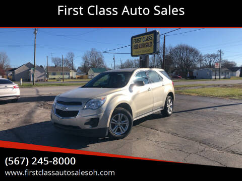 2012 Chevrolet Equinox for sale at First Class Auto Sales in Fostoria OH