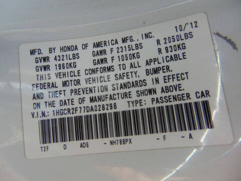 2013 Honda Accord EX