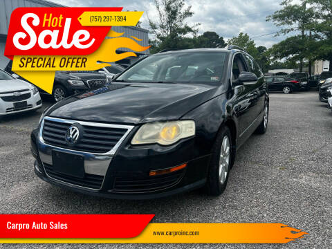 2007 Volkswagen Passat for sale at Carpro Auto Sales in Chesapeake VA