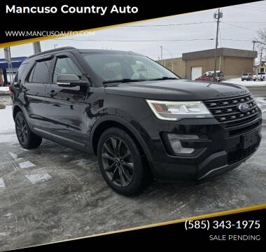 2017 Ford Explorer for sale at Mancuso Country Auto in Batavia NY