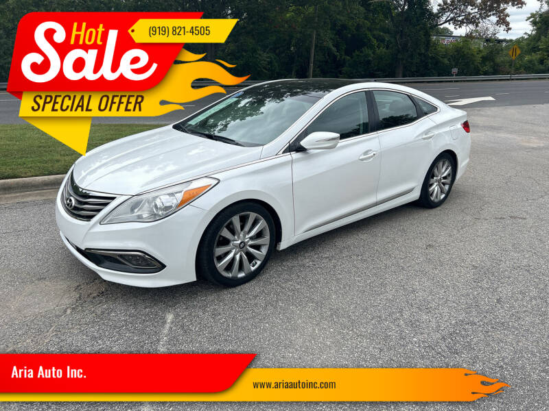 2016 Hyundai Azera for sale at Aria Auto Inc. in Raleigh NC