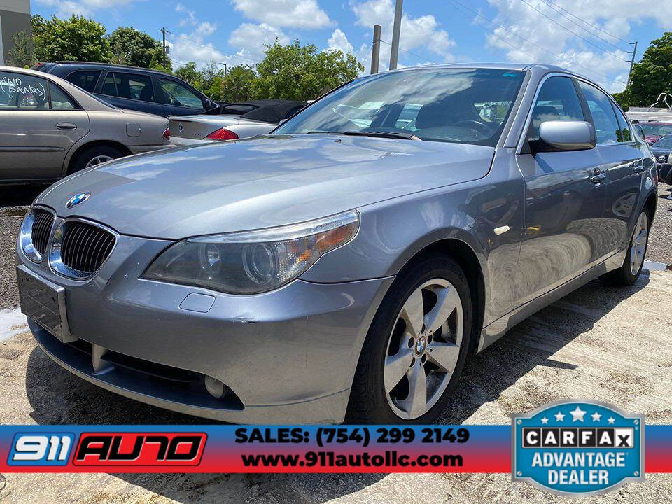 2006 BMW 5 Series for sale at 911 Auto, LLC. in Hollywood, FL