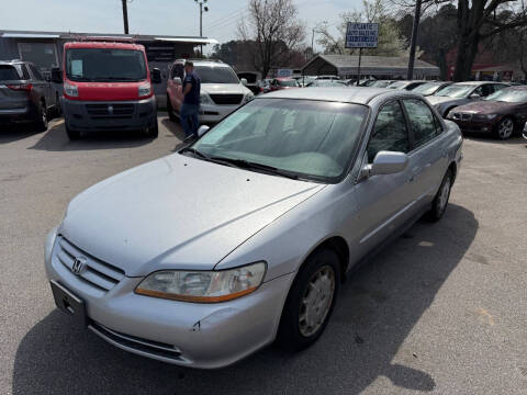 2002 Honda Accord for sale at Atlantic Auto Sales in Garner NC