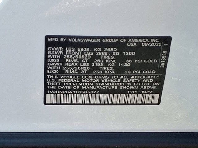 2026 Volkswagen Atlas SE 4Motion