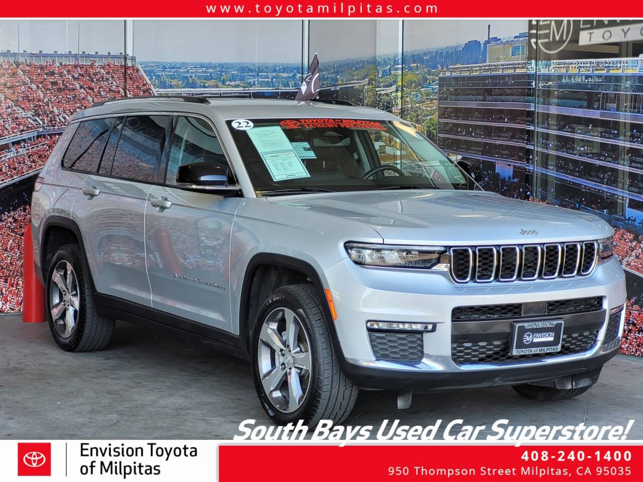 2022 Jeep Grand Cherokee L for sale at Envision Toyota of Milpitas in Milpitas, CA