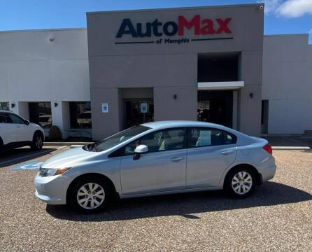 2012 Honda Civic for sale at AutoMax of Memphis in Memphis TN