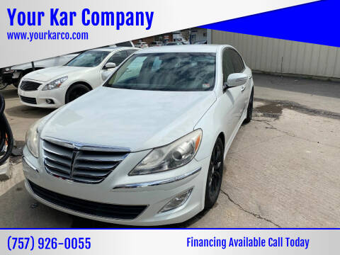 2013 Hyundai Genesis for sale at Your Kar Company in Norfolk VA