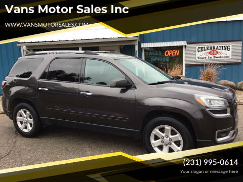 2016 GMC Acadia for sale at Vans Motor Sales Inc in Traverse City MI