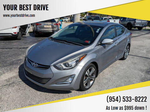 2014 Hyundai Elantra for sale at YOUR BEST DRIVE in Oakland Park FL