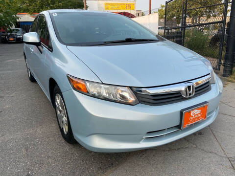 2012 Honda Civic for sale at TOP SHELF AUTOMOTIVE in Newark NJ