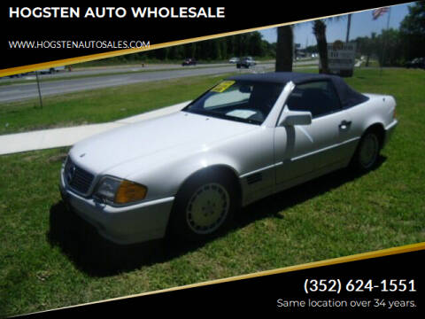 1991 Mercedes-Benz 500-Class for sale at HOGSTEN AUTO WHOLESALE in Ocala FL