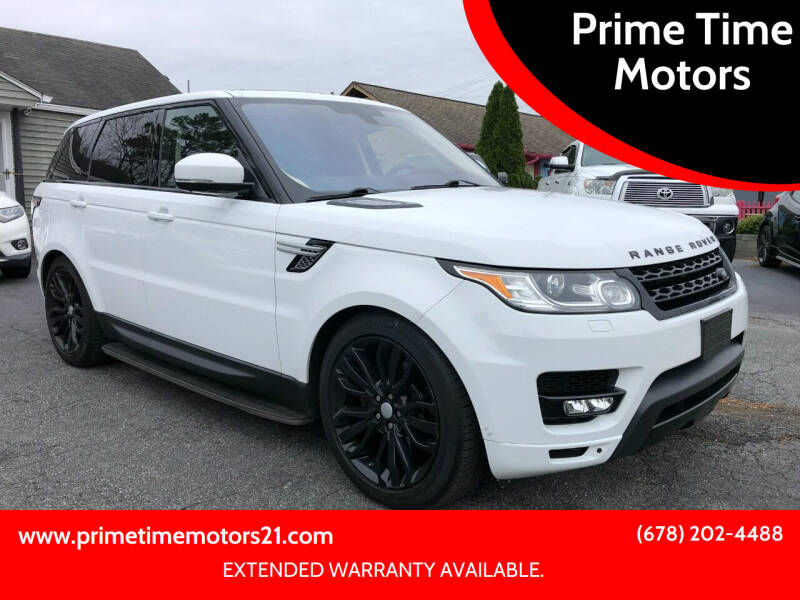 2016 Land Rover Range Rover Sport for sale at Prime Time Motors in Marietta GA