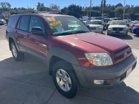 2003 Toyota 4Runner for sale at 1 NATION AUTO GROUP in Vista CA