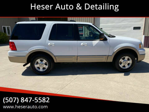 2003 Ford Expedition for sale at Heser Auto & Detailing in Jackson MN