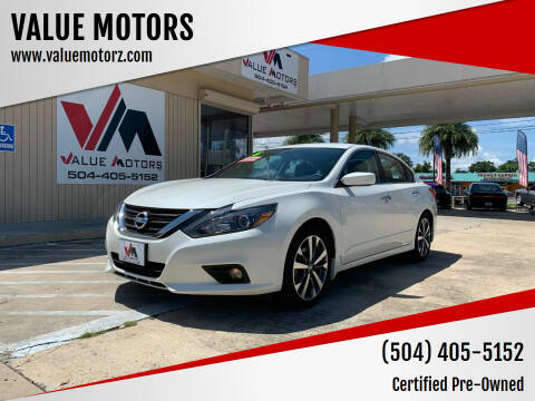 2018 Nissan Altima for sale at VALUE MOTORS in Kenner LA