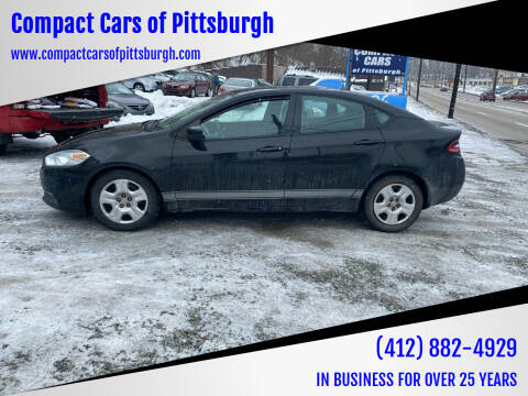 2013 Dodge Dart for sale at Compact Cars of Pittsburgh in Pittsburgh PA
