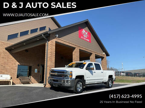 2016 Chevrolet Silverado 3500HD for sale at D & J AUTO SALES in Joplin MO