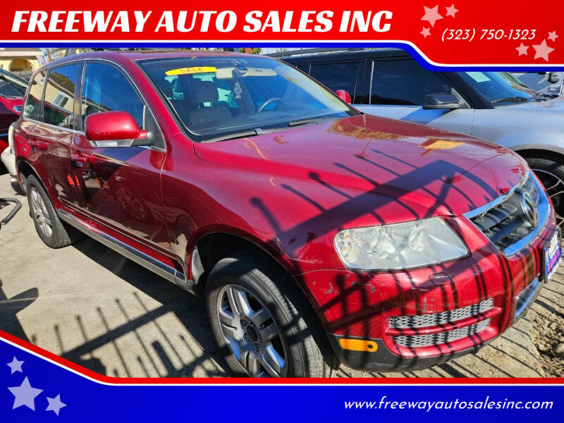 2005 Volkswagen Touareg for sale at FREEWAY AUTO SALES INC in Los Angeles CA