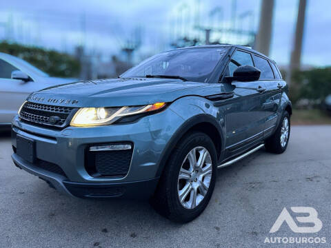 2017 Land Rover Range Rover Evoque for sale at AUTO BURGOS in Hollywood FL