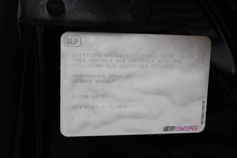 2000 Chevrolet Camaro Z28 SS