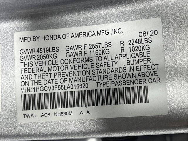 2020 Honda Accord Hybrid EX-L