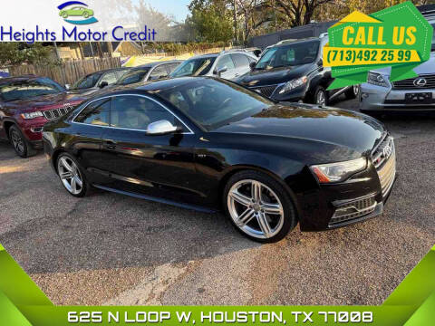 2013 Audi S5 for sale at Heights Motor Credit in Houston TX