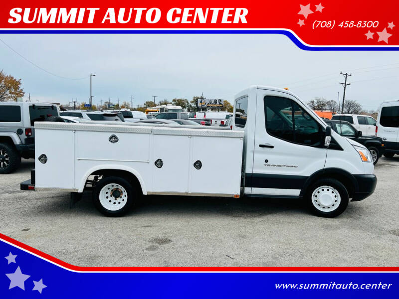 2016 Ford Transit Chassis Cab for sale at SUMMIT AUTO CENTER in Summit IL