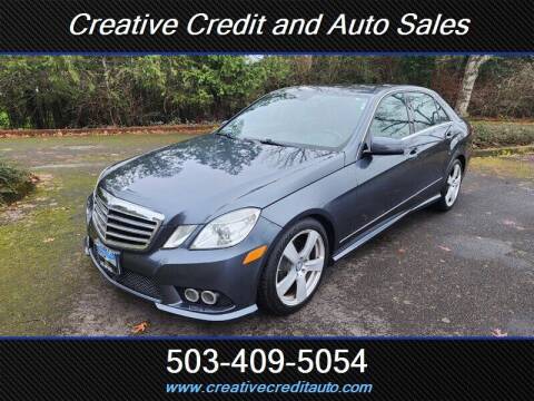 2010 Mercedes-Benz E-Class for sale at Creative Credit & Auto Sales in Salem OR