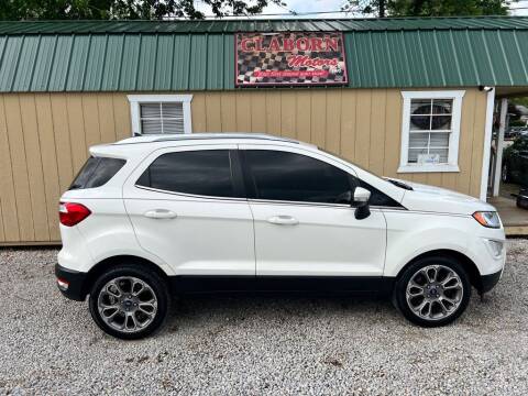 2018 Ford EcoSport for sale at Claborn Motors, INC in Cambridge City IN