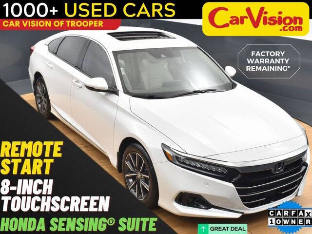 2021 Honda Accord for sale at Car Vision of Trooper in Norristown PA