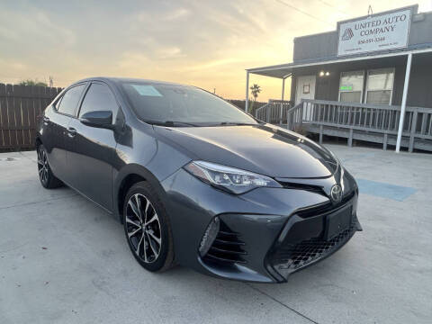 2017 Toyota Corolla for sale at United Auto Company in Brownsville TX