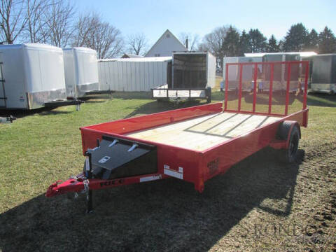 2026 Rice Trailers Single Axle Utility SST8214