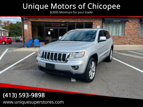 2011 Jeep Grand Cherokee for sale at Unique Motors of Chicopee in Chicopee MA
