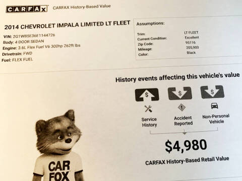 2014 Chevrolet Impala Limited LT Fleet