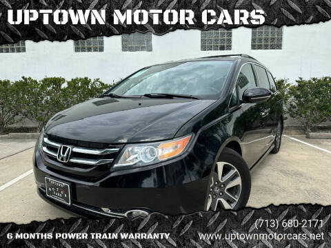 2015 Honda Odyssey for sale at UPTOWN MOTOR CARS in Houston TX