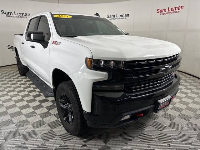 Used 2021 Chevrolet Silverado 1500 LT Trail Boss with VIN 3GCPYFED1MG200750 for sale in Bloomington, IL