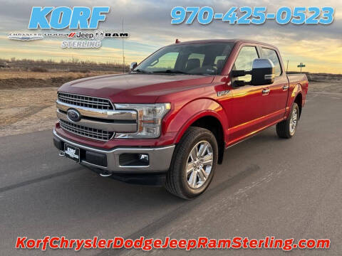 2018 Ford F-150 for sale at Tony Peckham @ Korf Motors in Sterling CO