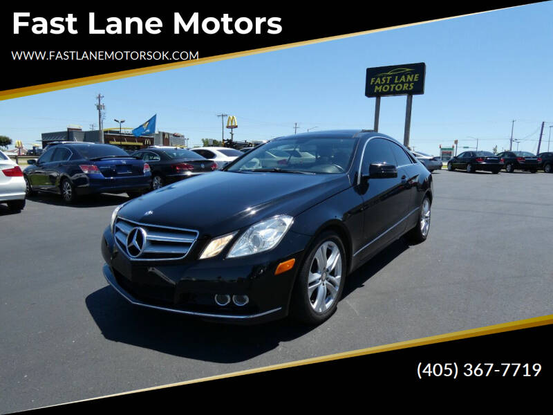 2011 Mercedes-Benz E-Class for sale at Fast Lane Motors in Oklahoma City OK