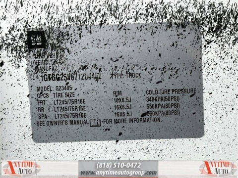 2007 GMC Savana 2500