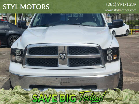 2011 RAM 1500 for sale at STYL MOTORS in Pasadena TX