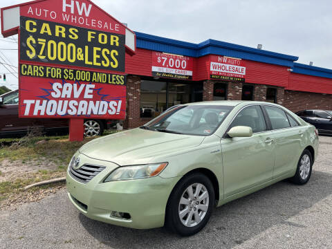 2007 Toyota Camry Hybrid for sale at HW Auto Wholesale in Norfolk VA