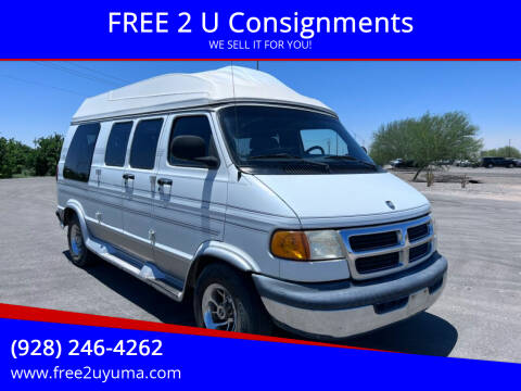 1999 Dodge Ram Van for sale at FREE 2 U Consignments in Yuma AZ