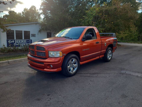 2005 Dodge Ram Pickup 1500 for sale at TR MOTORS in Gastonia NC